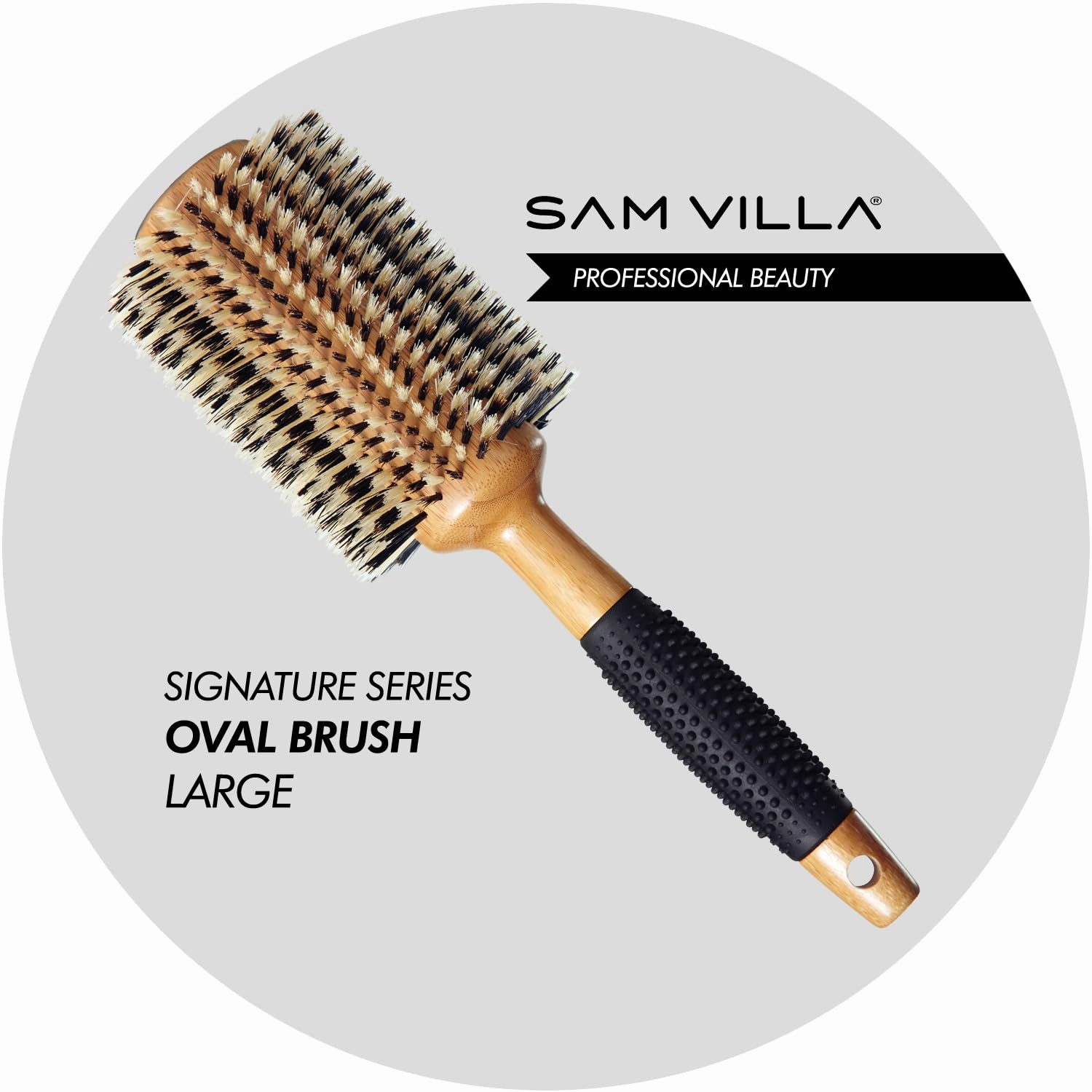 Sam Villa Signature Series Bristle Round Brush