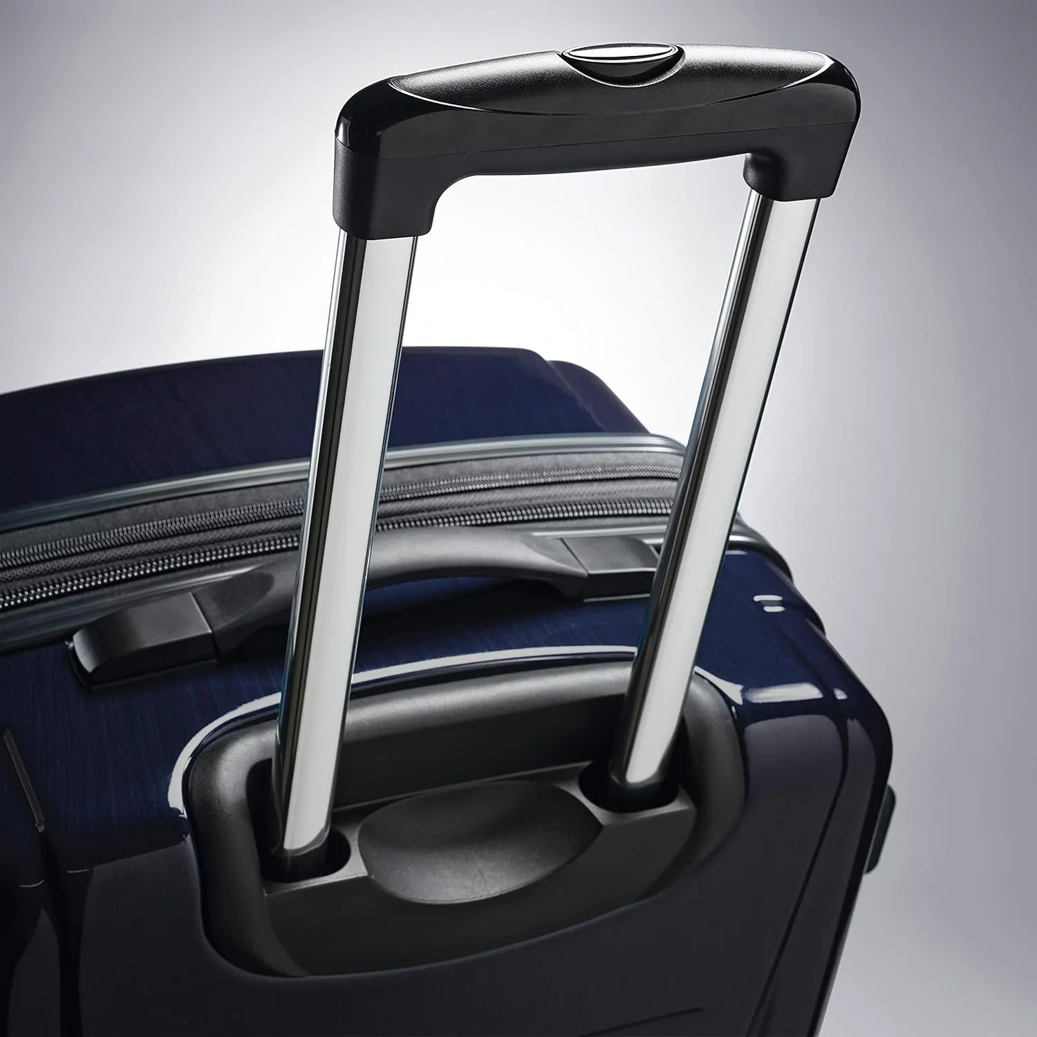 Samsonite Winfield 2 Hardside Expandable Luggage with Spinner Wheels, Navy, Checked-Medium 24-Inch