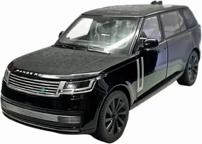 Scale Metal Car Model 1:18 for Ratio 2024 Range Rover Sv Simulation Car Model Black Wheel Home Decoration Die Cast Vehicles