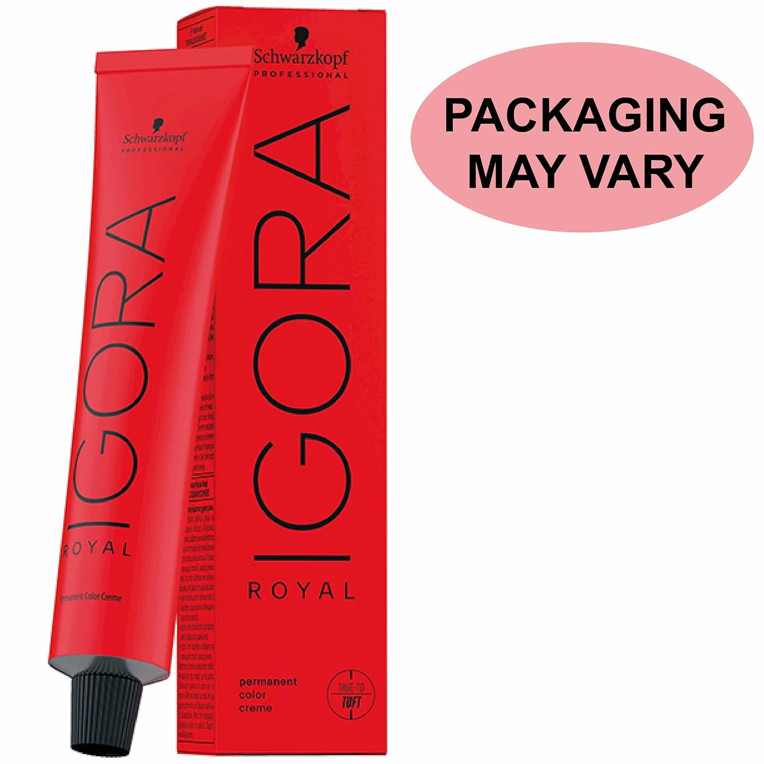 Schwarzkopf Igora Royal 7-4 Medium Blonde Beige Permanent Hair Color and M Hair Designs Tint Brush (Bundle 2 items)
