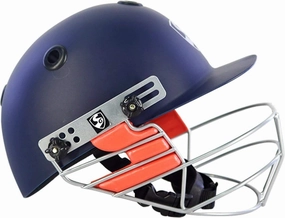 SG Optipro Cricket Helmet, Large, Navy Blue