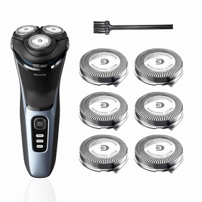 SH30 Replacement Heads Compatible with Philips Norelco Shaver Series 3000, 2000, 1000 and S738, Blades for Philips Norelco Electric Razor 3800, 3600, 2400, 6 Pieces-Pack