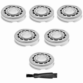 SH60/72 Shaving Heads Compatible with Philips Norelco 6000 Replacement Blades,Upgraded Blades for Norelco 6000 Replacement Heads for Philips Norelco Series 6000 Replacement Heads,With Cleaning Brush