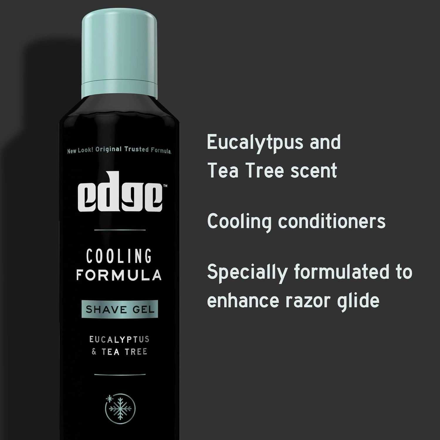 Shave Gel for Men, Cooling Eucalyptus & Tea Tree, 7Oz (3 Pack) - Shaving Gel for Men That Moisturizes, Protects and Soothes to Help Reduce Skin Irritation (Packaging May Vary)