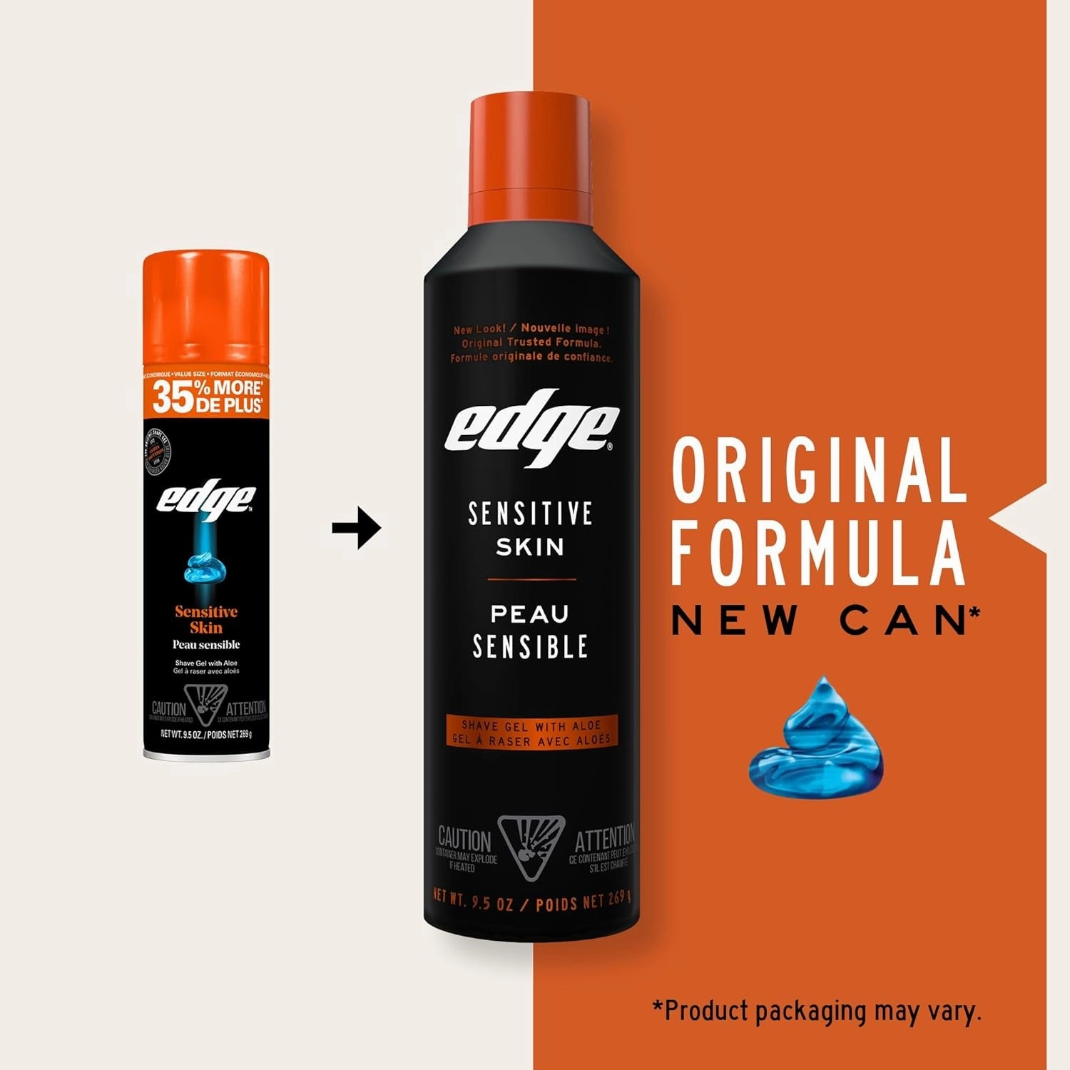Shaving Gel for Men, 9.5Oz, 2 Pack Mens Shave Gel with Aloe, Mens Shaving Cream Sensitive Skin Shave Gel - Moisturizes, Protects, and Soothes