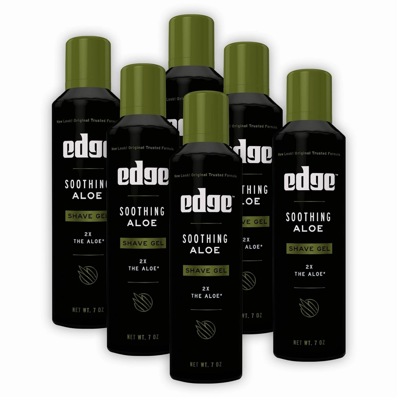 Shaving Gel for Men, Sensitive Skin with Aloe, (6 Pack) - Shave Gel for Men That Moisturizes, Protects and Soothes to Help Reduce Skin Irritation