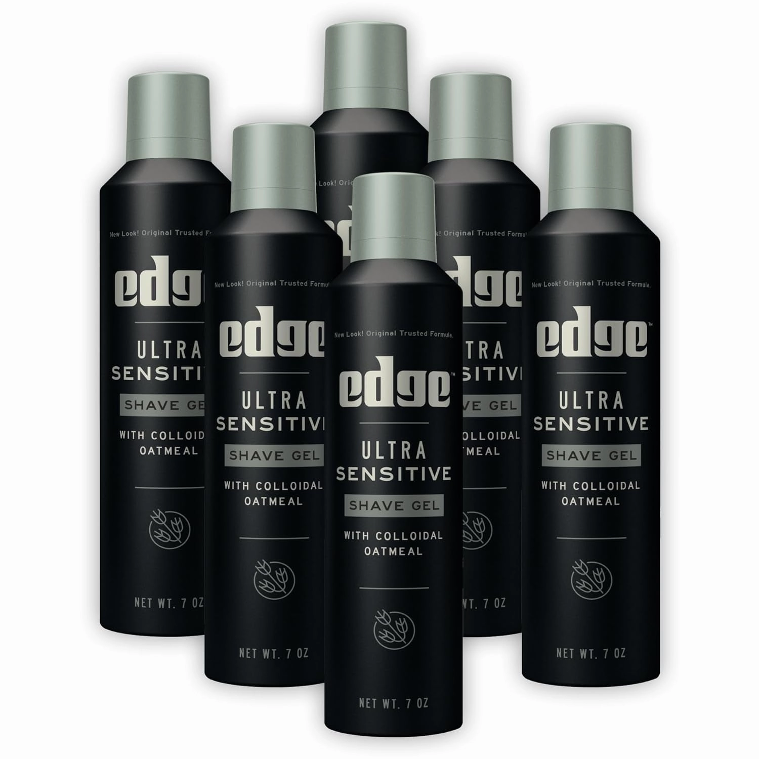 Shaving Gel for Men, Sensitive Skin with Aloe, (6 Pack) - Shave Gel for Men That Moisturizes, Protects and Soothes to Help Reduce Skin Irritation