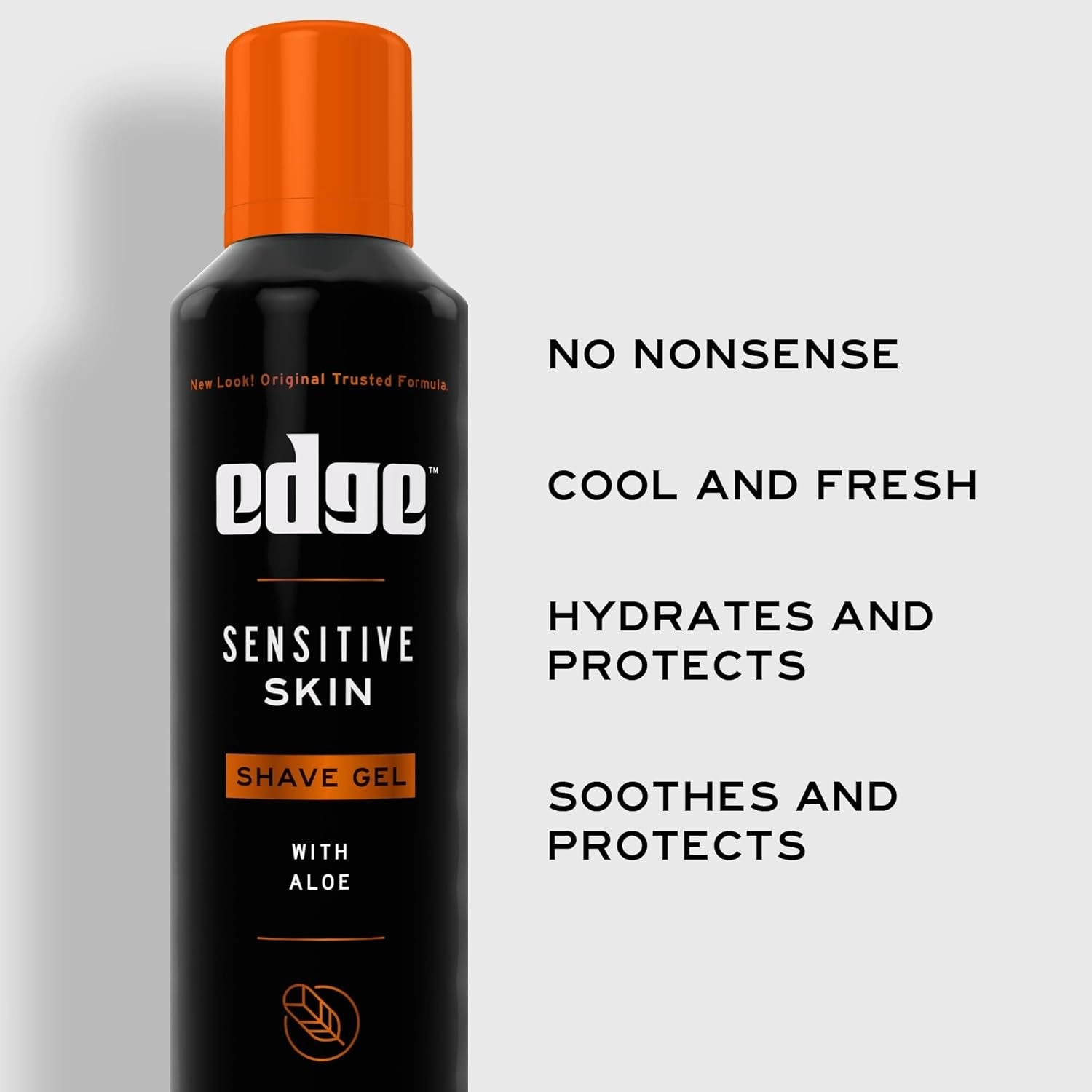 Shaving Gel for Men, Sensitive Skin with Aloe, (6 Pack) - Shave Gel for Men That Moisturizes, Protects and Soothes to Help Reduce Skin Irritation