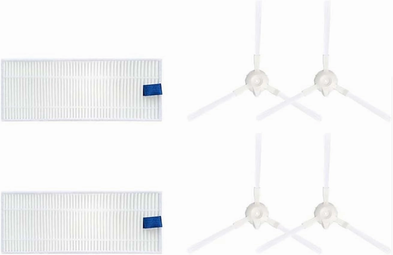 Side Brush Hepa Filter Mop Pad Parts. Compatible with Puppyoo R30.Vacuum Cleaner Parts(Set B)