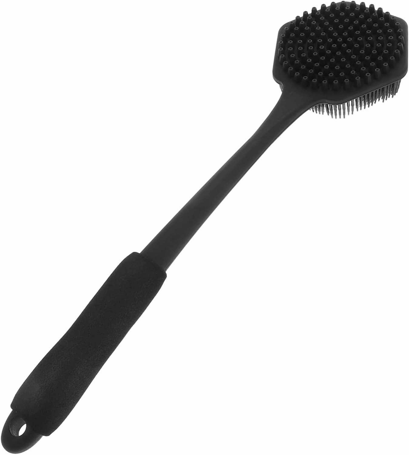 Silicone Bath Brush Handle Soft Bristles Body Scrubber for Gentle Skin Exfoliation and Efficient Cleaning Shower User-Friendly Design for Comfortable Grip and Quick Use