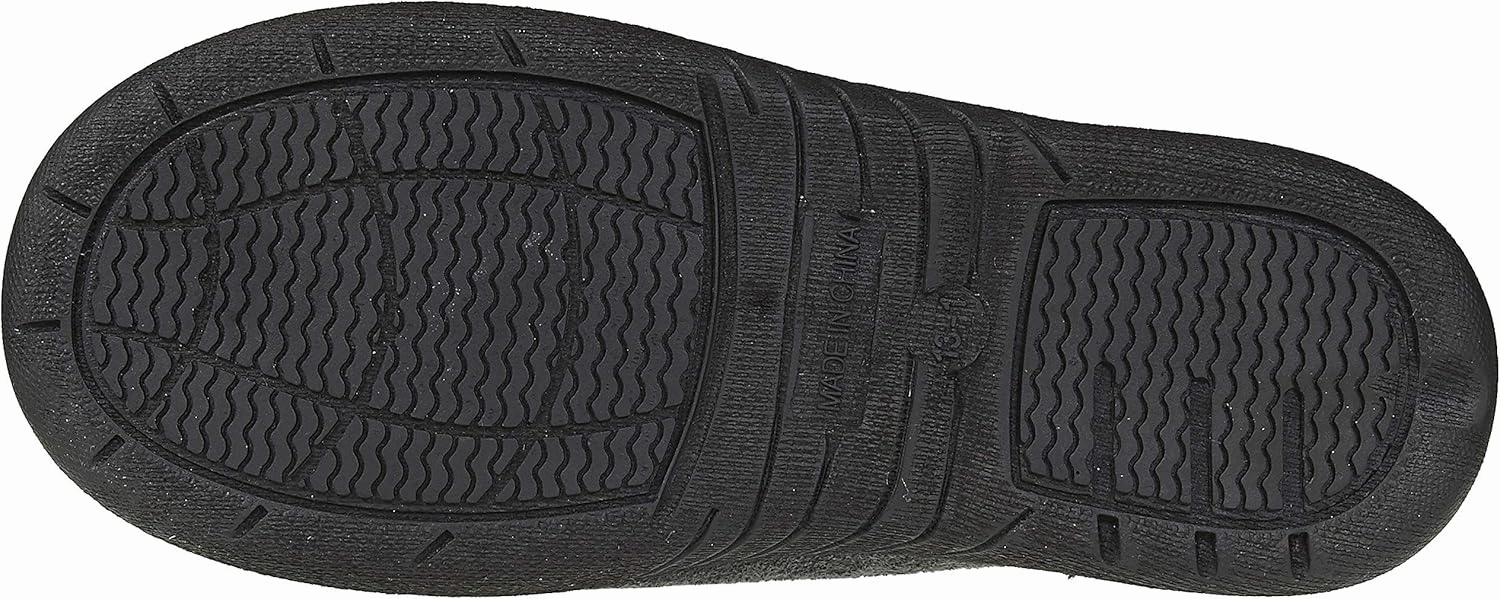 Skysole Fleece Slippers for Boys, Soft Kids Slippers with Closed Back