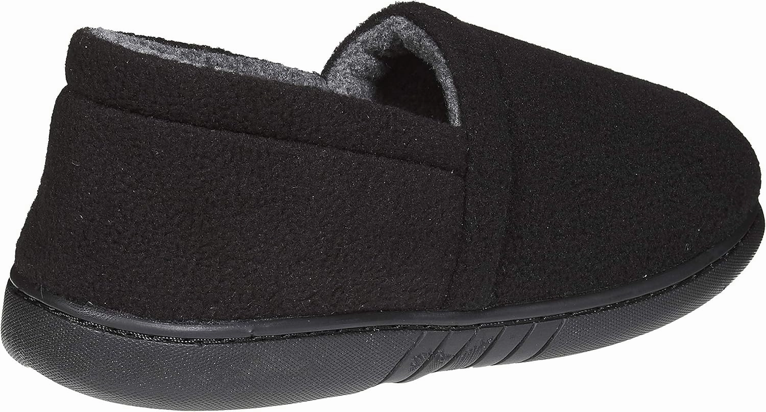 Skysole Fleece Slippers for Boys, Soft Kids Slippers with Closed Back