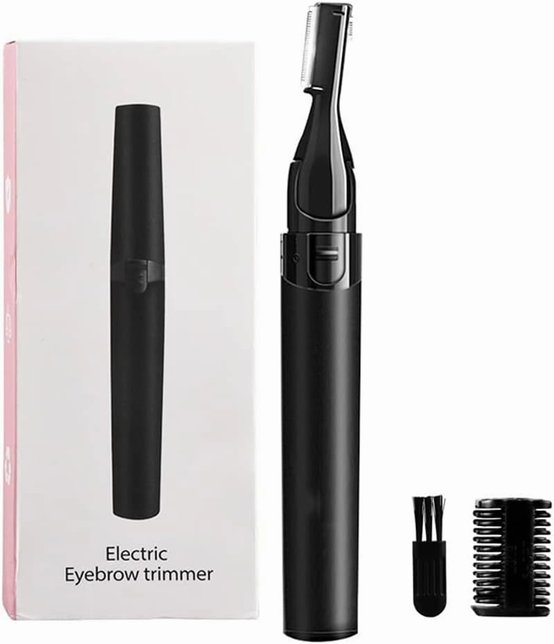 Smart Electric Eyebrow Trimmer Mini Eye Brow Shaver Women Razor Small Big Blade Rotary Head Painless Portable Face Hair Remover