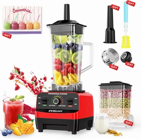 Smoothie Blender: [1600W German Motor][8-Tip Upgraded Blades][15 Speed Control] Professional Blenders for Kitchen Smoothies Juice, Smoothie Maker with 2 BPA-Free Cups Blender Receipe 1-Year Service