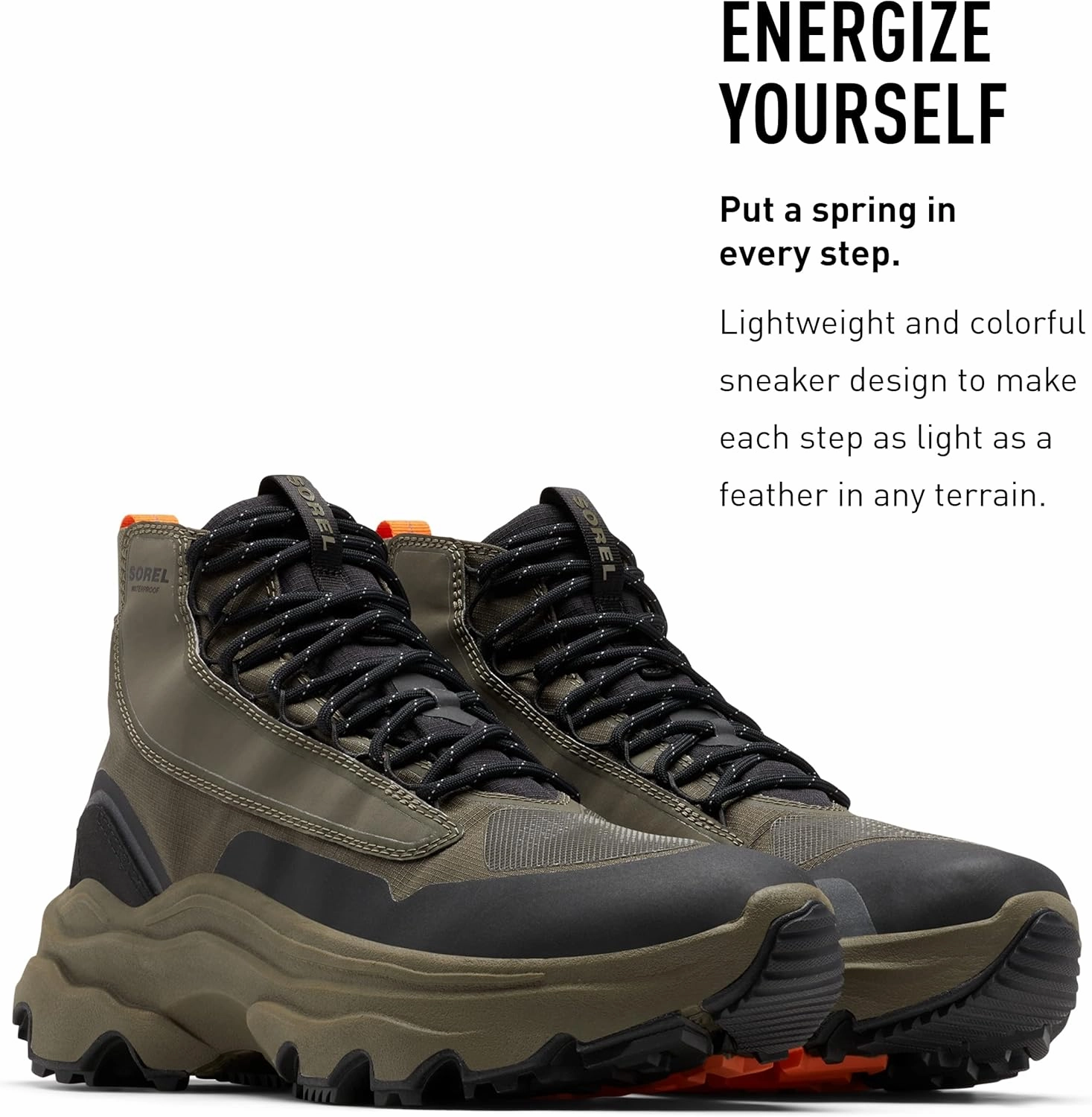 Sorel Men's Kinetic Breakthru Venture Mid Waterproof Shoe