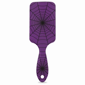 Spider Web Kids Hair Brush Boys Girls, Paddle Hair Brush Detangler, Square Boys Hair Brush for Curly Thick Thin Tangled Wet Long Short Hairs