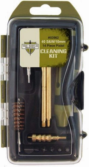 Sport Ridge 40-Cal/10mm Pistol Cleaning Kit (14-Piece), Black (03962)