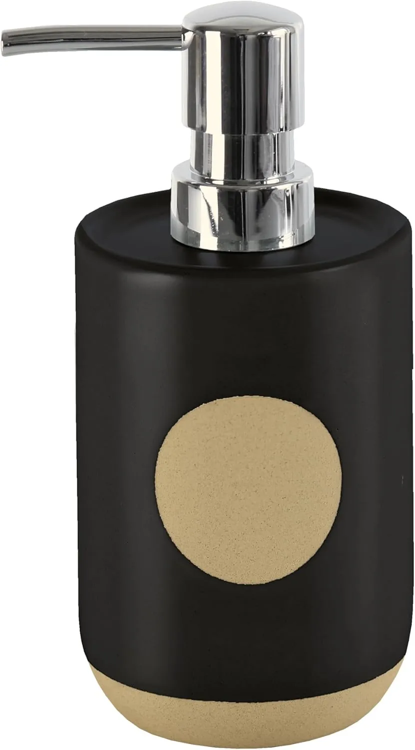 Spot Toothbrush Holder Accessories Black Material: Stoneware