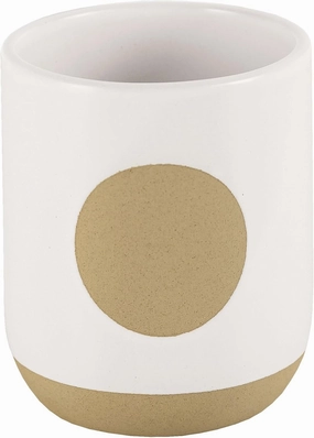 Spot Toothbrush Holder Accessories White Material: Stoneware