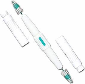 Staino Twins Interdental Brush Dual-Ended Travel Brush, Jumbos, Large Tapered Brush, 36 2-Brush Units - Total 72 Brushes