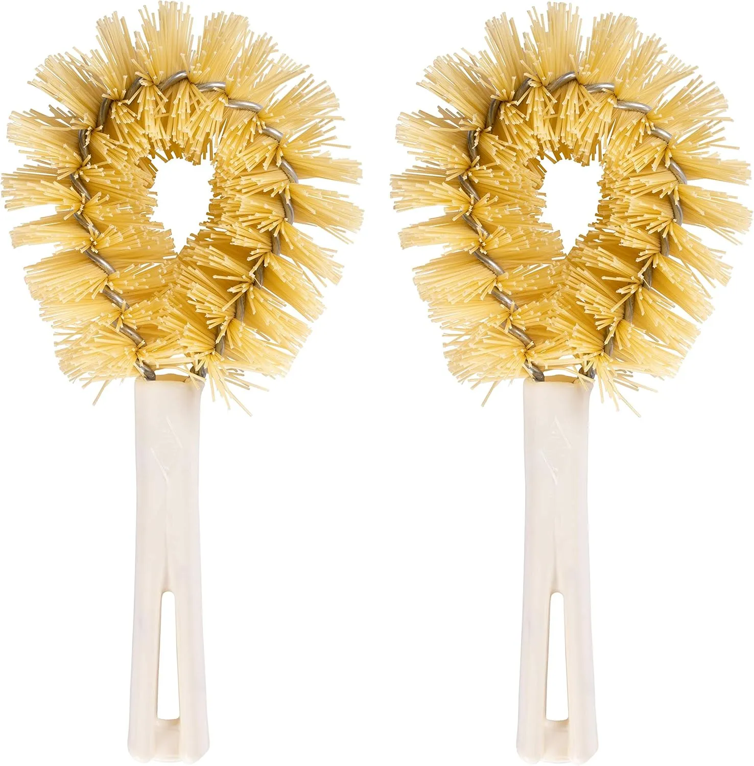 Stanley Home Products Original Vegetable Brush - Sturdy Compact Kitchen Brush for Small to Medium Veggies and Fruits - Removes Dirt Cleans Effectively Perfect for Home Use (2 Pack)