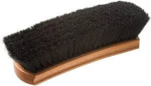 STAR Large Professional Boot/Shoe Shine/Buff Brush - 100% Horsehair 8" Long - BLACK