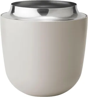 Stelton Concave vase, Medium, Sand, Aluminum