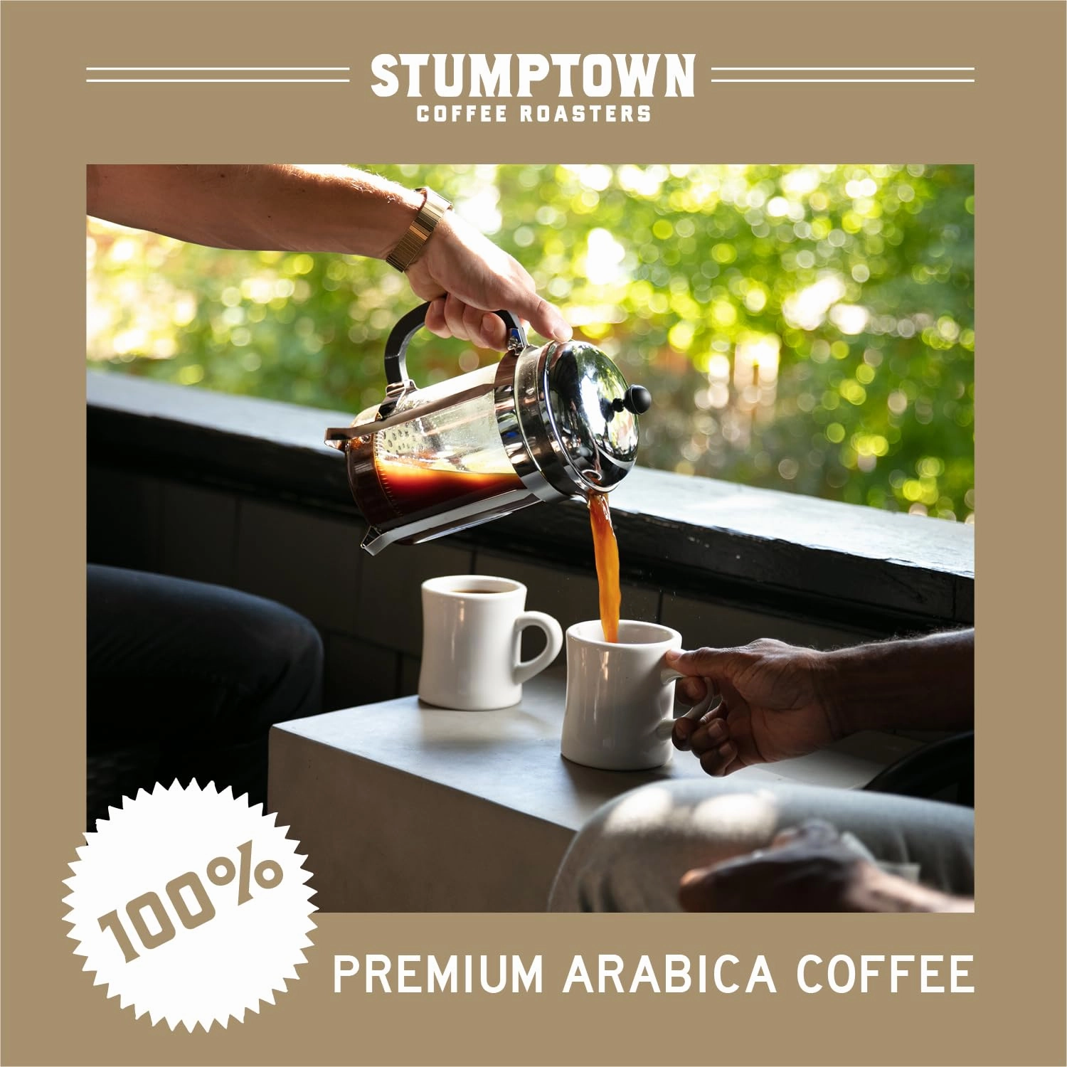 Stumptown Coffee Roasters, Medium Roast Organic Whole Bean Coffee - Founder's Blend Bag with Flavor Notes of Vanilla and Cocoa Powder, 12 Ounce (Pack of 1)