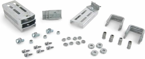 Sturdy Built (4) 10" Galvanized Double U Bolt Swivel Top Bunk Bracket Kit for 3x3 Boat Trailer Crossmember