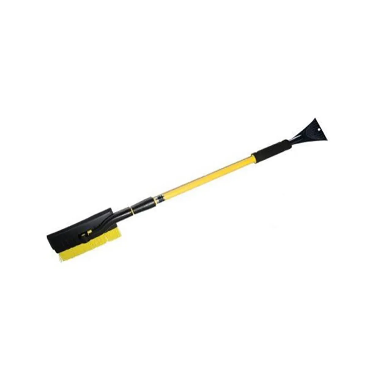 SubZero 5412PBT 54" Pivoting Extendable Snowbroom with 8.5" Pivoting Dual Head with Squeegee and Integrated Ice Scraper (Colors may vary)