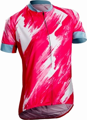 SUGOi Women’s Evolution Zap Jersey Medium Azalea/Brush Print