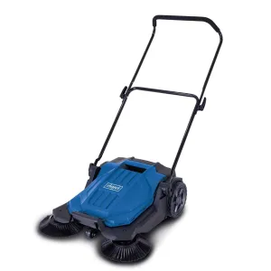 Sweeper S800 Hand Sweeper, Sweeping Brush, 650 mm Sweeping Width, 2600 m²/h Surface Performance, 20 L Collection Basket, Effective 3-Brush Sweeping System, Suitable for Leaves, Sand, Gravel