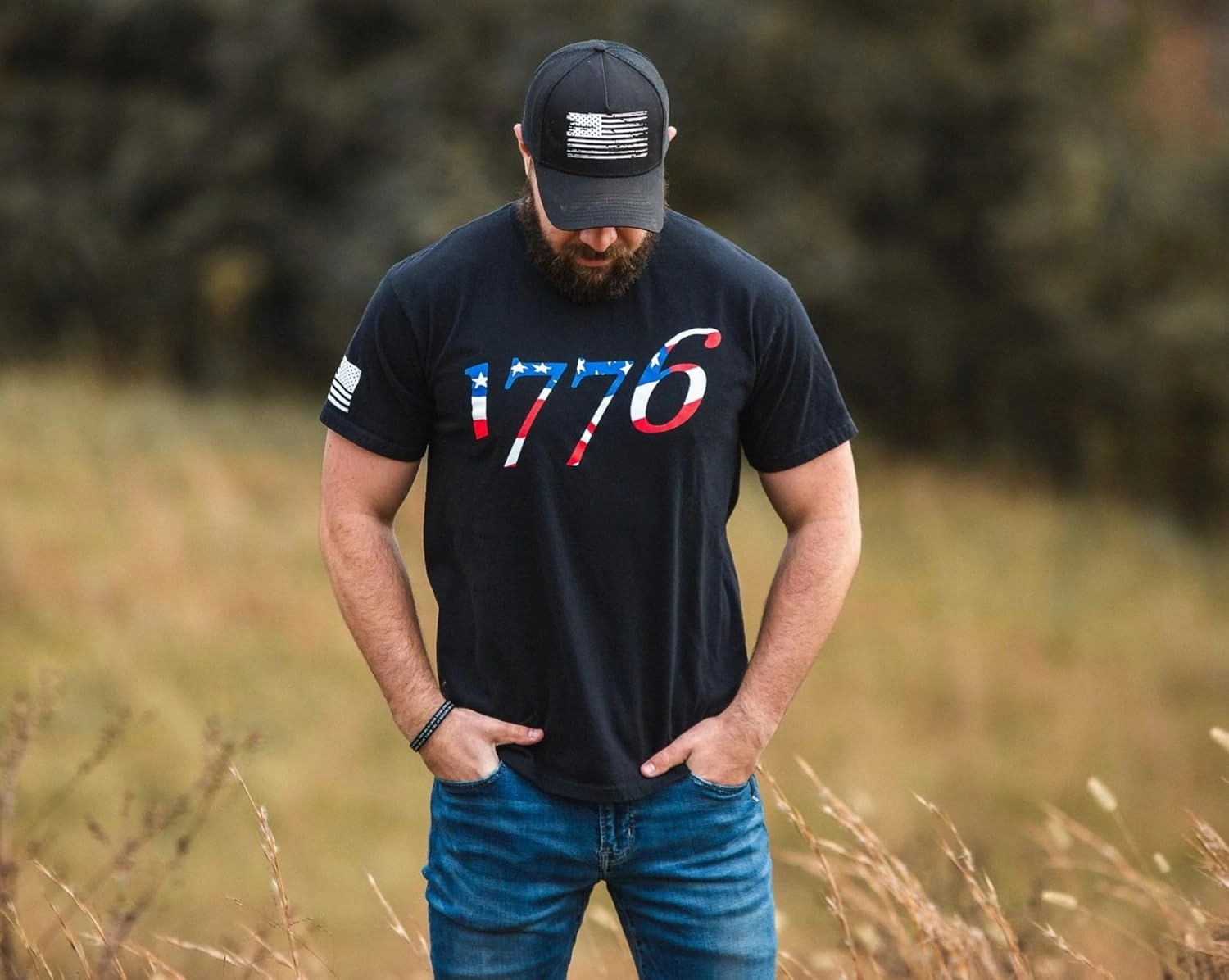 Tactical Pro Patriotic Shirts - American Flag Shirts for Men | Classic Fit Short Sleeve Shirt - Patriotic T-Shirts for Men