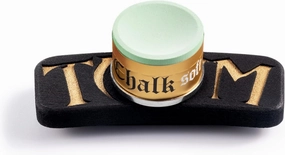 TAOM Magnetite Combo Billiard Chalk Holder Soft Billiard Pool Cue Premium Chalk Green in Branded Box