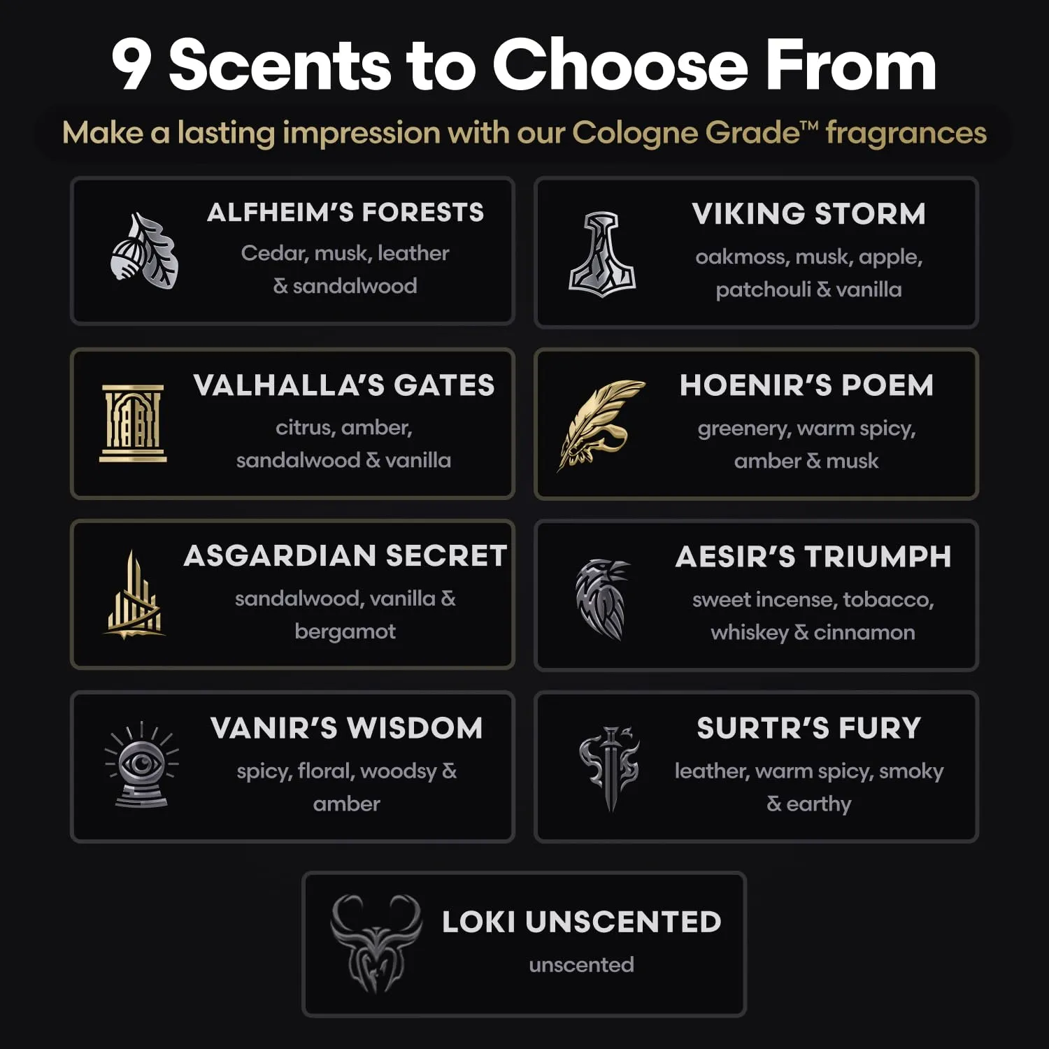 The Beard Struggle Warrior’s Beard Balm - Platinum Collection, Surtr's Fury - Non-Greasy Low-Hold Formula, Luxurious Cologne-Grade Fragrances 100% Natural and Plant-Based Ingredients - 50g