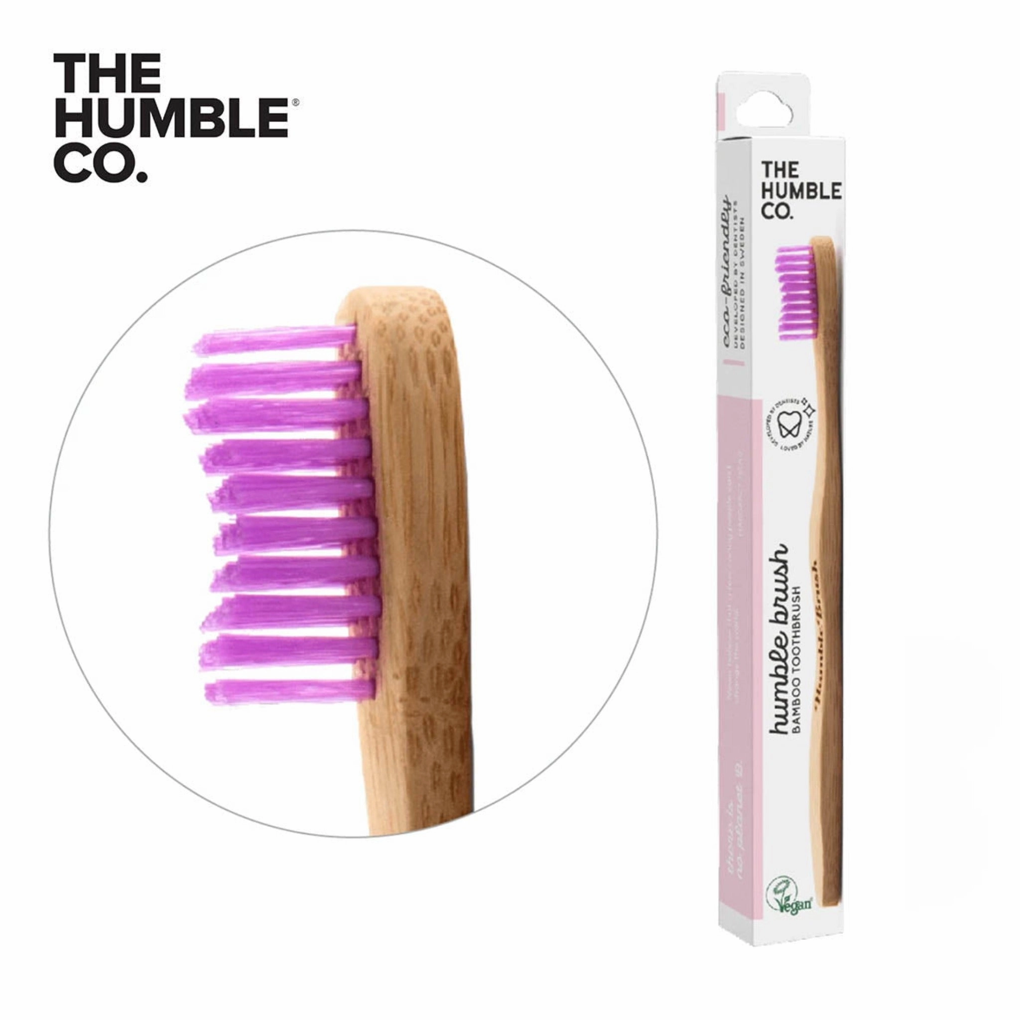 The Humble & Co. Bamboo Toothbrush Adults, Medium