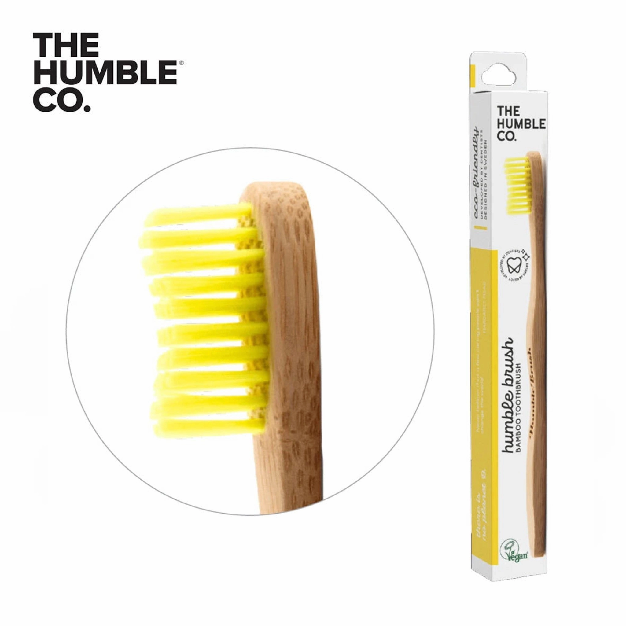 The Humble & Co. Bamboo Toothbrush Adults, Medium