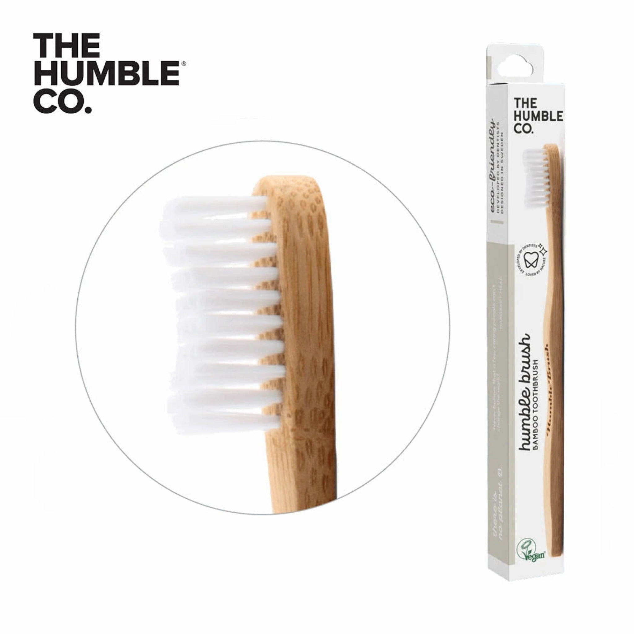 The Humble & Co. Bamboo Toothbrush Adults, Medium