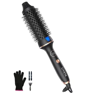 Thermal Brush for Blowout Look, 1 1/2 Inch Heated Round Brush Styler, Negative Ion Curling Iron
