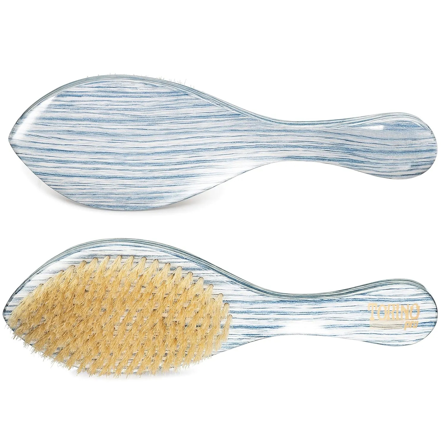 Torino Pro Medium Curve Wave Brush By Brush King - #1990-360 Curved Medium Waves brush - Great for beginners to develop wave and also great for connections - For Elite Waves