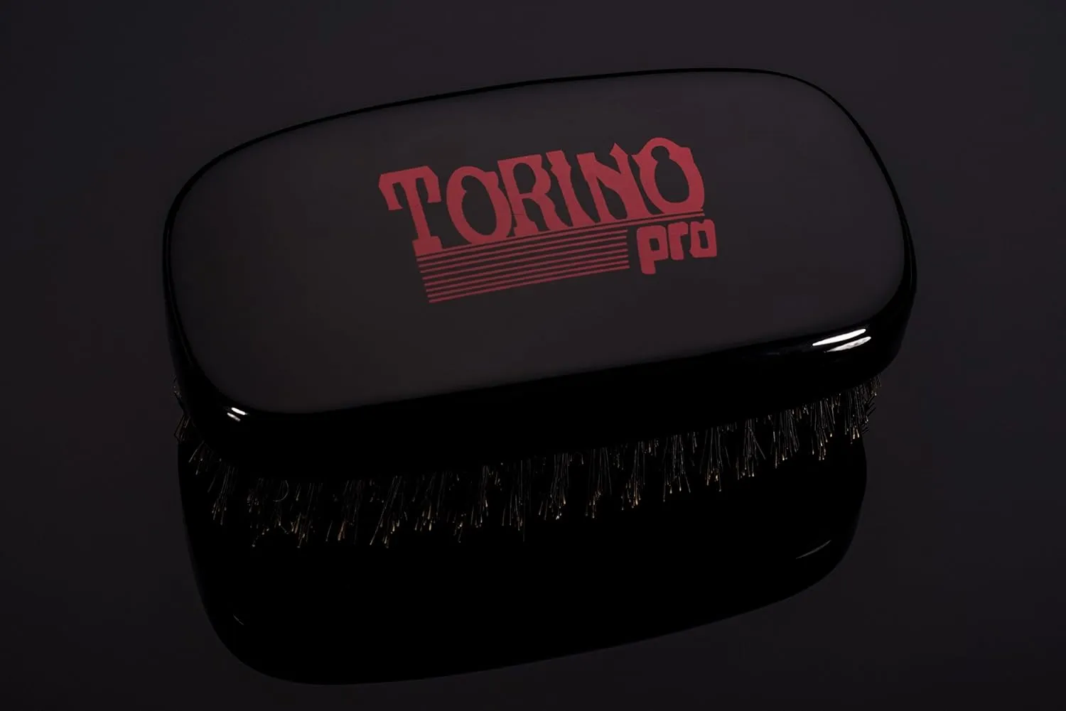 Torino Pro Wave Brush #120 by Brush King - 7 Row, Medium Palm Wave Brush - Made with 100% Boar Bristles - Great for Wolfing - 360 Waves Brush