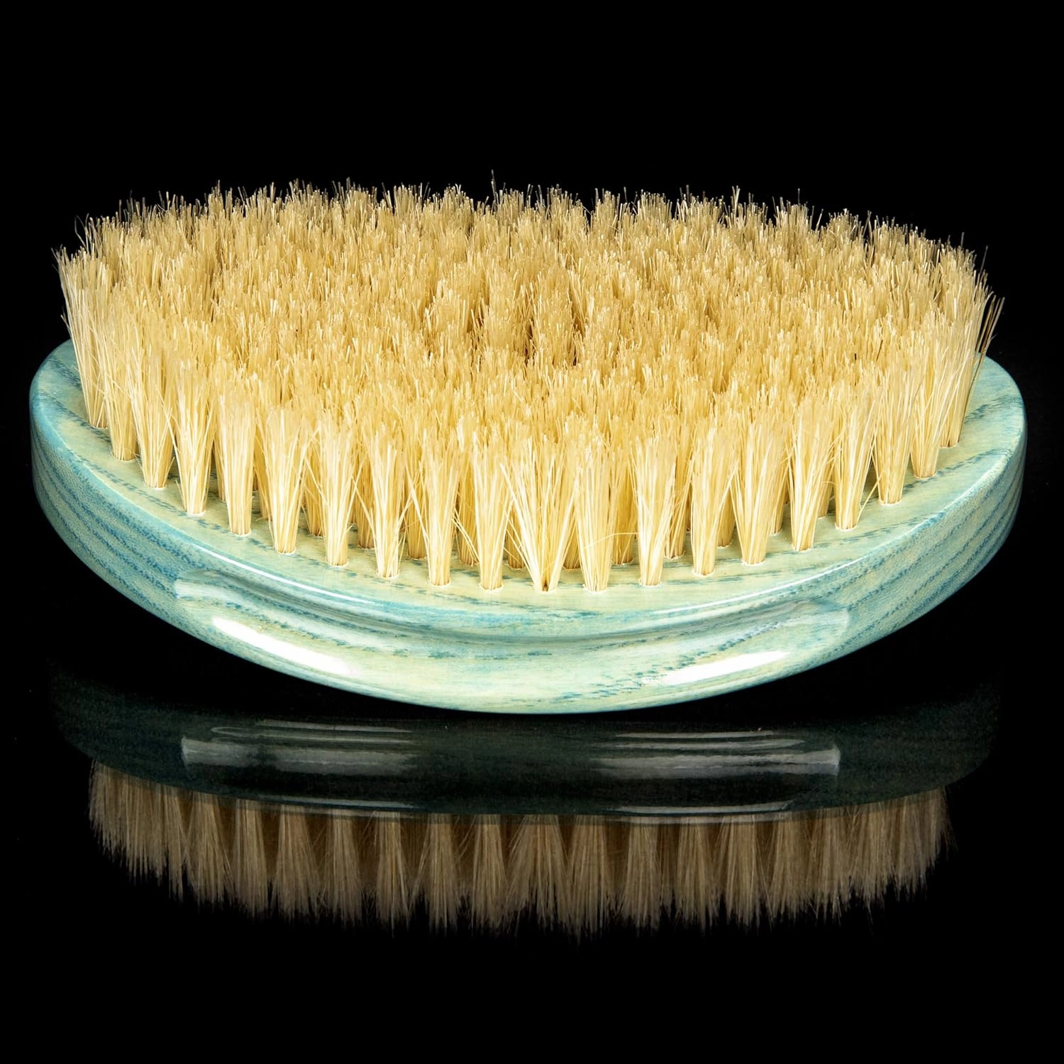 Torino Pro Soft Palm Wave Brush By Brush King #1970 - Curved Wavy Design for Laying Down 360 Waves, No Handle