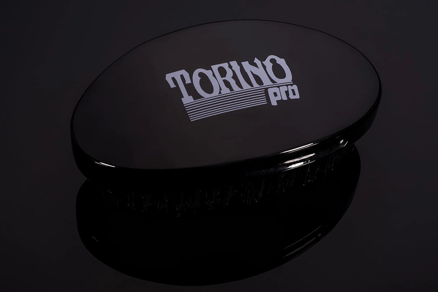 Torino Pro Wave brush by Brush King #480 - (updated) Hard Curve Palm Wave Brush with Reinforced Boar & Nylon Bristles - Great for Wolfing- Great 360 waves curve brush