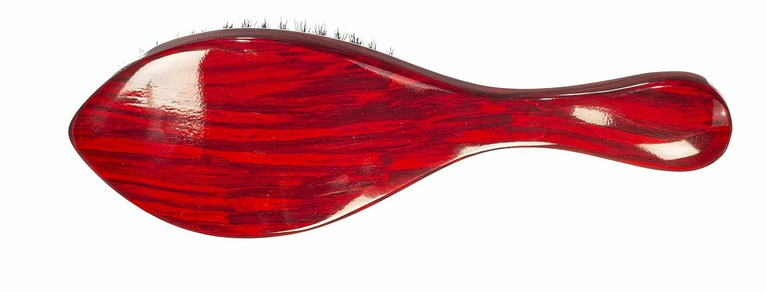 TORINO PRO WAVE BRUSHES BY BRUSH KING Wave Brush #11- Medium Soft Curve Wave Hair Brush for Men, 100% Boar Bristles, Great for Fresh Cuts and Thinning Hair, For 360 Waves