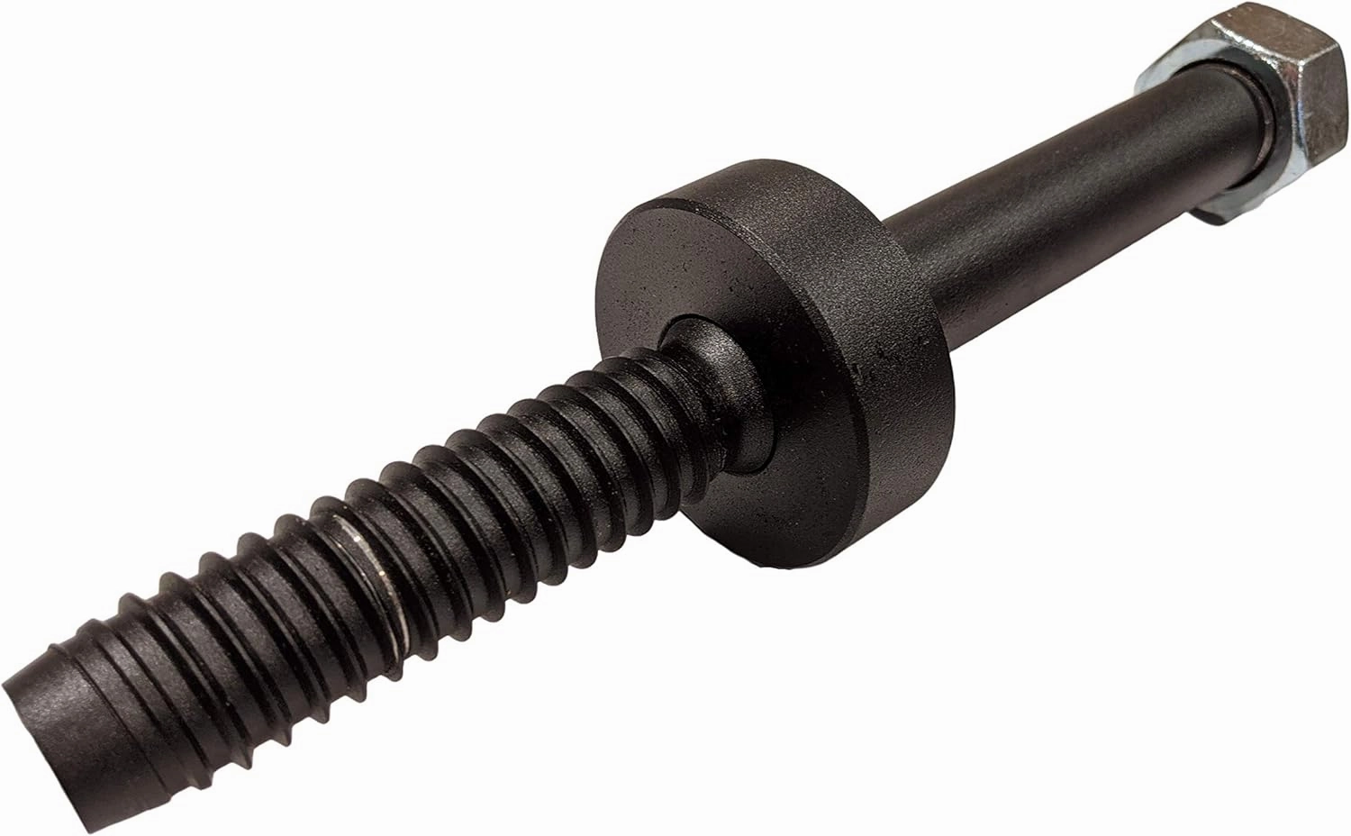 Treehouse Perch Hardware - 1.25"x6" Perch - 1" Long Collar - Black - 4140 Steel - Durable, Textured Black Finish - Large