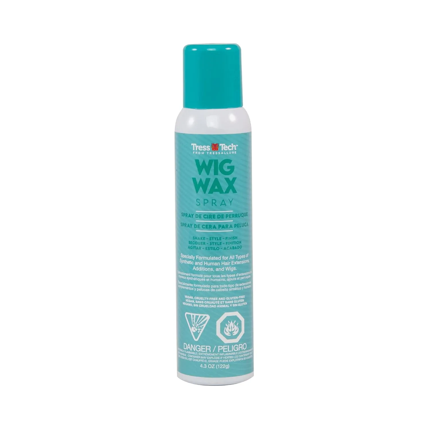 TressTech Dry Spray Wig Wax | Add Volume in Wigs | All types of Hair | 1 Pack, 4.3 Fl. Oz.