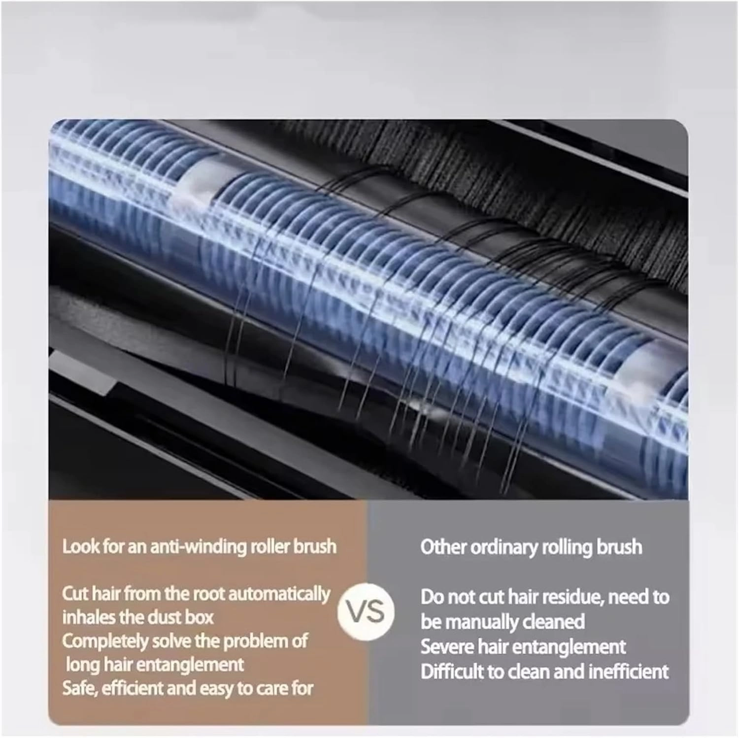 Tricut Brush Strip Fit，Compatible for Dreame，X30 X40 L40 Ultra, Xiaomi X20 Pro / X10  / X20  / M40 / M30S, MOVA E30 / P50 Pro Ultra(1pcs)