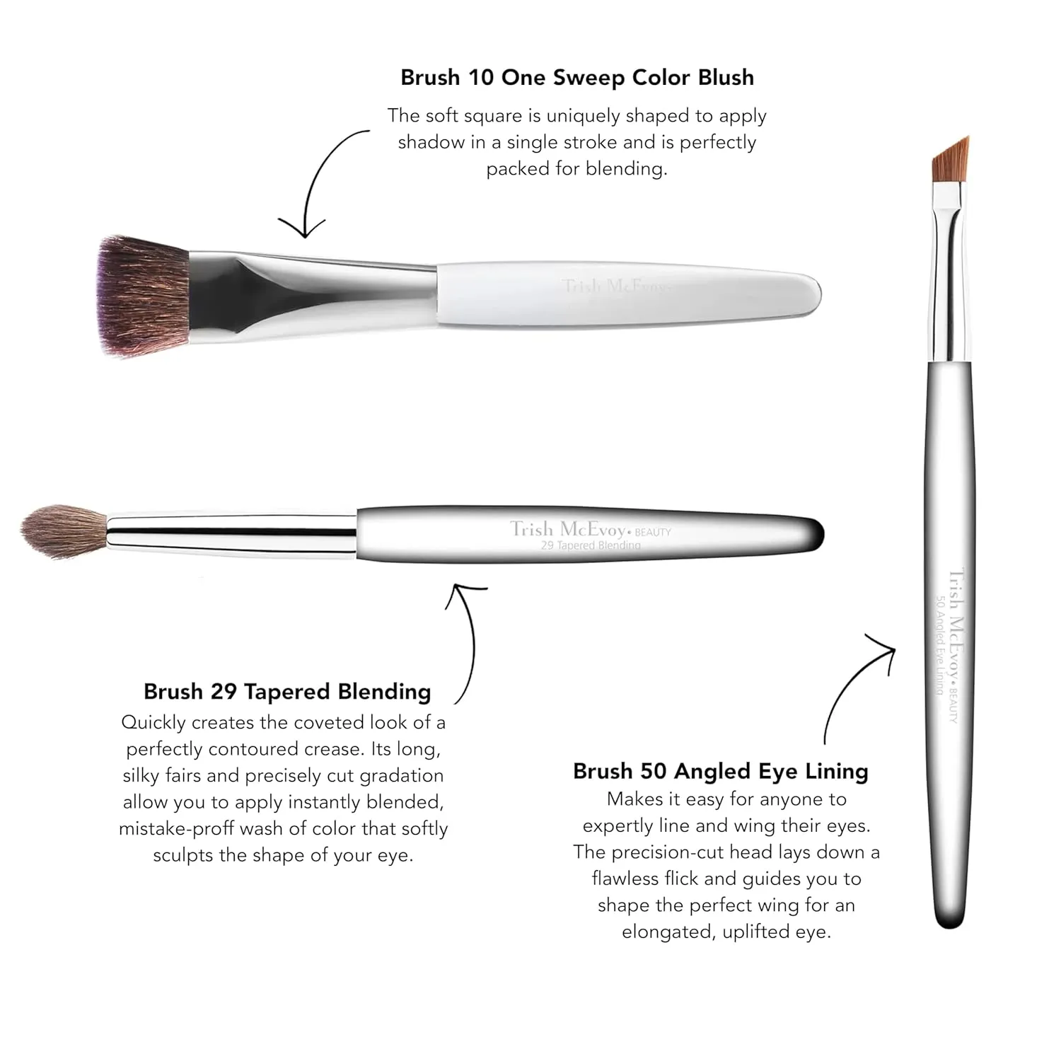 Trish McEvoy Brush 50 Angled Eye Lining