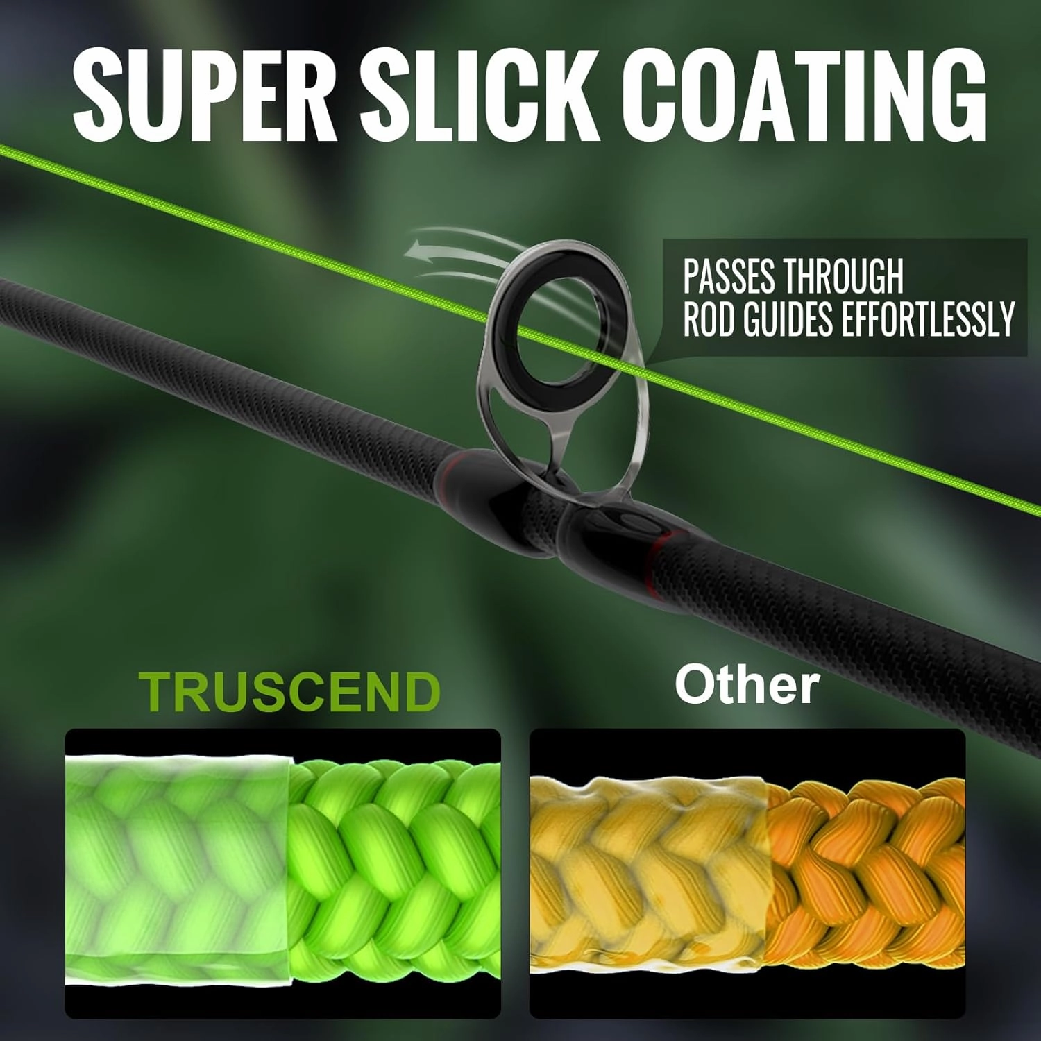 TRUSCEND X8 Braided Fishing Line, Durable and Valuable PE Braid Line for Professional, More Thinner More Smoother Performance for Casting Well, Must-Have Freshwater Fishing Gear, Fishing Gift for Men
