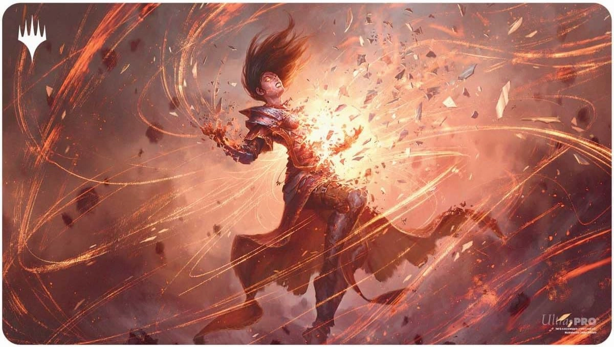 Ultra PRO - Modern Horizons 3 Playmat Red-2 for Magic: The Gathering, Premium Quality Collectible Card Protection Enhanced Gaming Gear Accessories